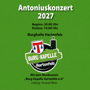 2. Antoniuskonzert 2027 - 16.01.2027     Demnächst Verfügbar!